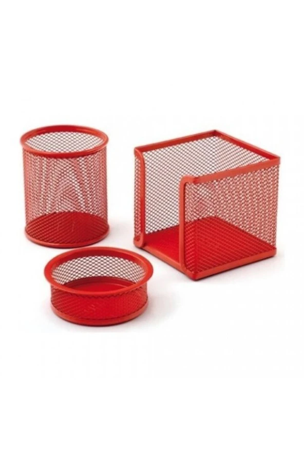 Perfore 3 Lü Bordo Metal Masa Üstü Seti ürün görseli