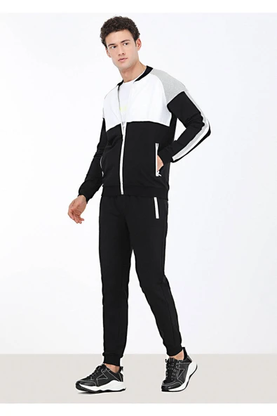 Kip Erkek Oversize Fermuarlı Sweatshirt - Minimalist Spor Tarzı - 3