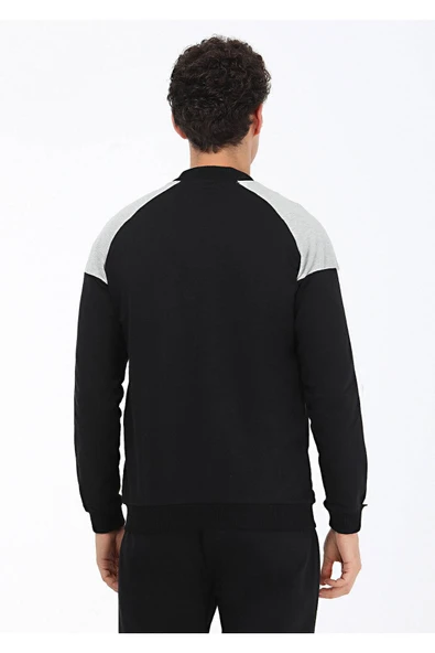 Kip Erkek Oversize Fermuarlı Sweatshirt - Minimalist Spor Tarzı - 6