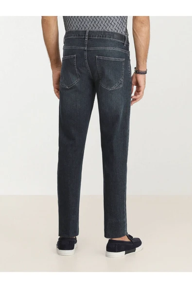 Kip Minimalist Erkek Jean Pantolon - Regular Fit Günlük Kot - 4