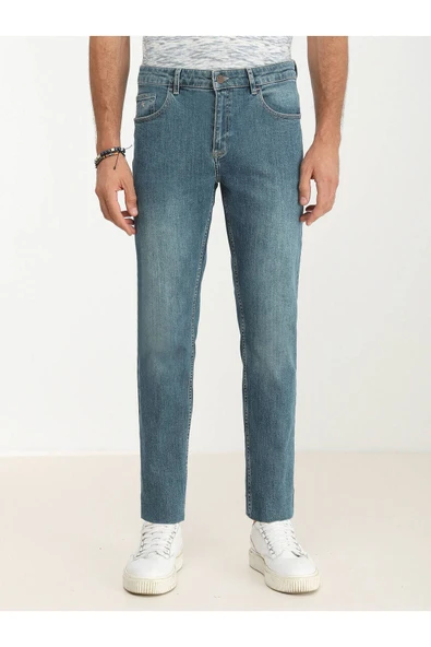 Kip Erkek Minimalist Jean Pantolon - Regular Fit Günlük