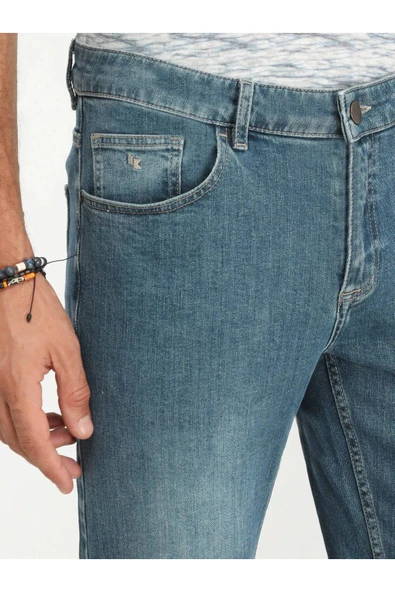 Kip Erkek Minimalist Jean Pantolon - Regular Fit Günlük - 3