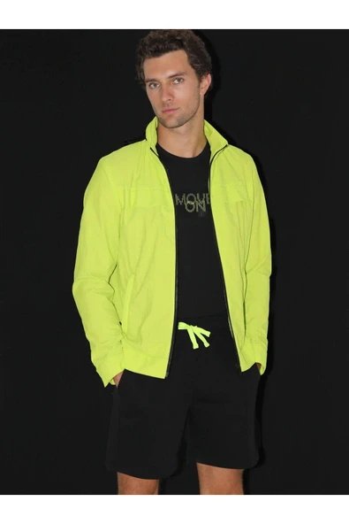 Kip Erkek Oversize Neon Sweatshirt - Minimalist Stil - 4