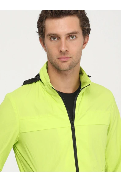 Kip Erkek Oversize Neon Sweatshirt - Minimalist Stil - 2