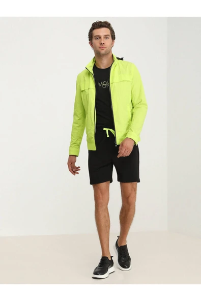 Kip Erkek Oversize Neon Sweatshirt - Minimalist Stil