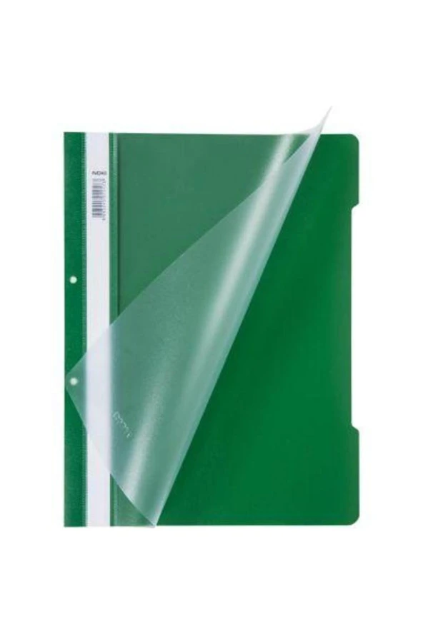 Telli Dosya Plastik A4 50 li Paket Tüm Renkler Yeşil ürün görseli 1
