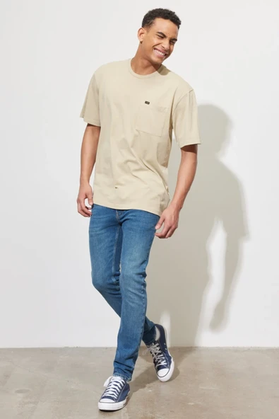 Lee Erkek Slim Fit Dar Paça Jean Pantolon - Günlük Kombinleriniz İçin - 3