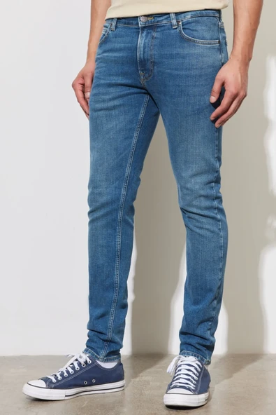 Lee Erkek Slim Fit Dar Paça Jean Pantolon - Günlük Kombinleriniz İçin