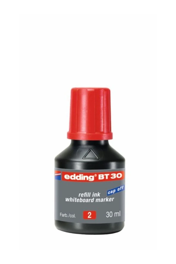 Kırmızı Tahta Kalem Mürekkebi 30ml E-bt30