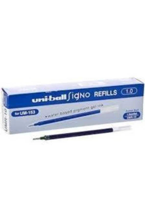 -ball Signo 153 Refills 01 Uçlu Yedek Mavi 12 Li Paket