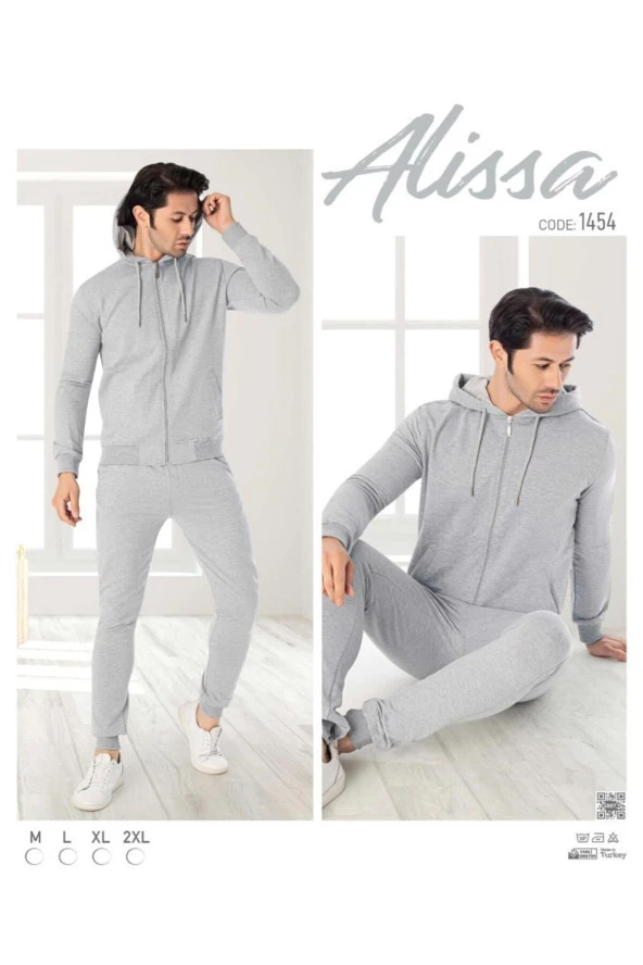 Erkek Alt Üst Gri Eşofman Takımı 1454 ürün görseli