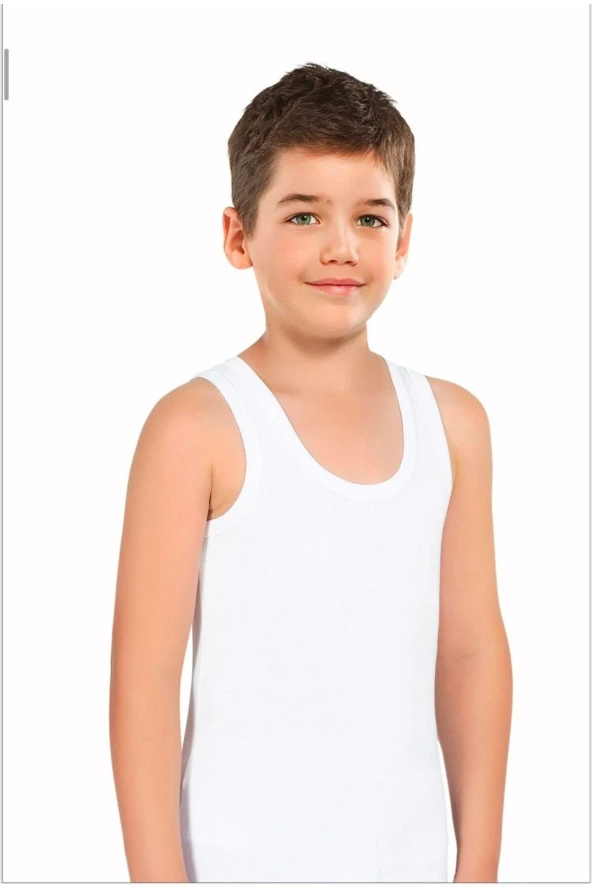Çocuk Penye Atlet 6'lı Paket
