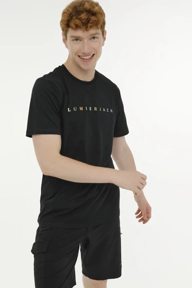 Lumberjack Minimalist Kısa Kol Erkek Tişörtü - Regular Fit - Günlük - 3