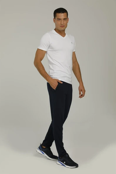 Lumberjack Minimalist V Yaka Kısa Kol Erkek T-Shirt - Günlük ve Rahat - 12