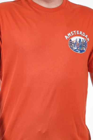 Lumberjack Erkek T-Shirt - Kısa Kol Yuvarlak Yaka - Regular Fit - Günlük - Resim 4