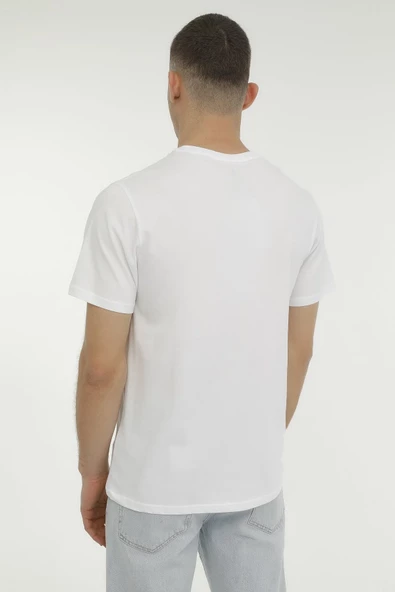 Lumberjack Marvel Baskılı Regular Fit Kısa Kol Erkek T-Shirt - Günlük Kullanım - 3