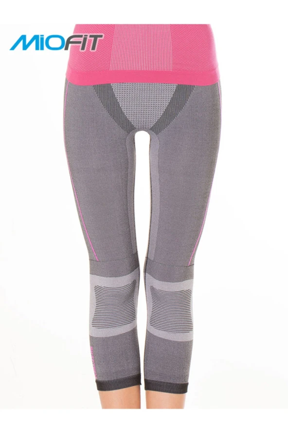 Power Short Yüksek Bel 3/4 Seamless Spor Tayt - Resim 2