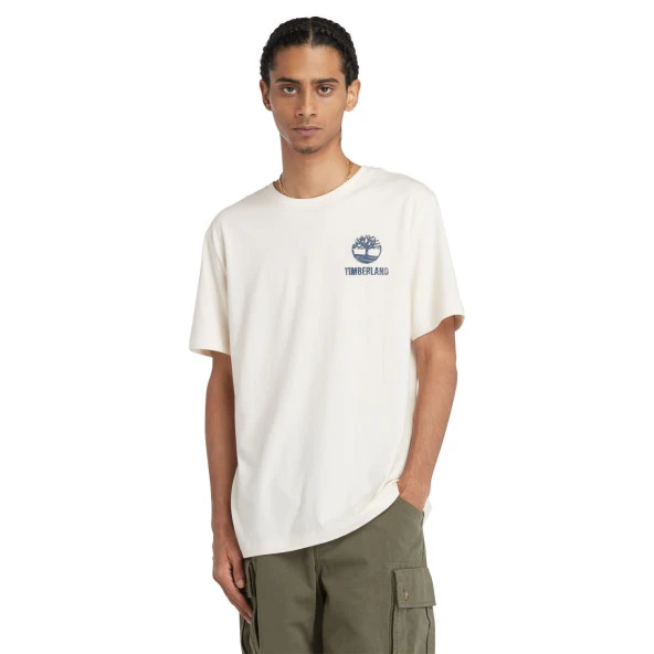 Timberland Short Sleeve Back Logo Graphic Tee Erkek T-Shirt TB0A5V7KCR31