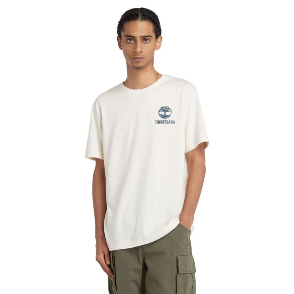 Timberland Short Sleeve Back Logo Graphic Tee Erkek T-Shirt TB0A5V7KCR31