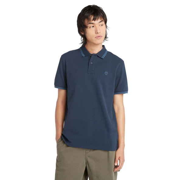 Timberland Tipped Pique Short Sleeve Polo Erkek T-Shirt TB0A5W4Y4331