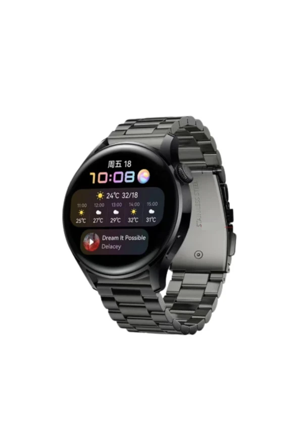 Bcd-09 Akıllı Saat Şık Tasarım Titanyum Siyah Kordon 48mm Bluetooth 5.2