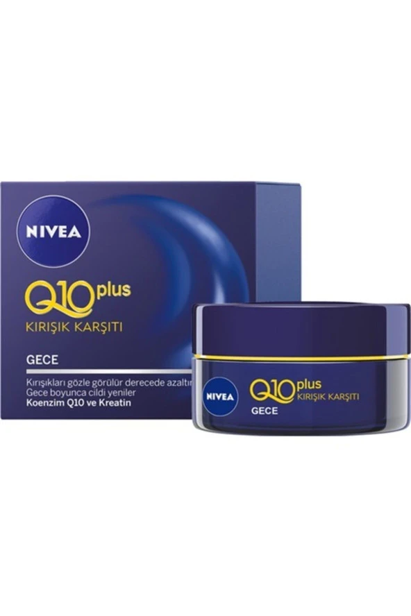 Q10 Kırışık Karşıtı Gece Bakım Kremi 50 Ml