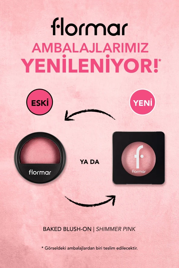 Işıltılı Fırınlanmış Allık - Baked Blush-on - 040 Shimmer Pink - 8682536051415 - 2