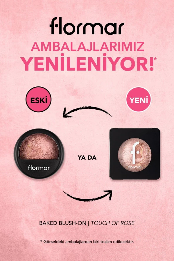 Işıltılı Fırınlanmış Allık - Baked Blush-on - 045 Touch Of Rose - 8682536051453 - 2
