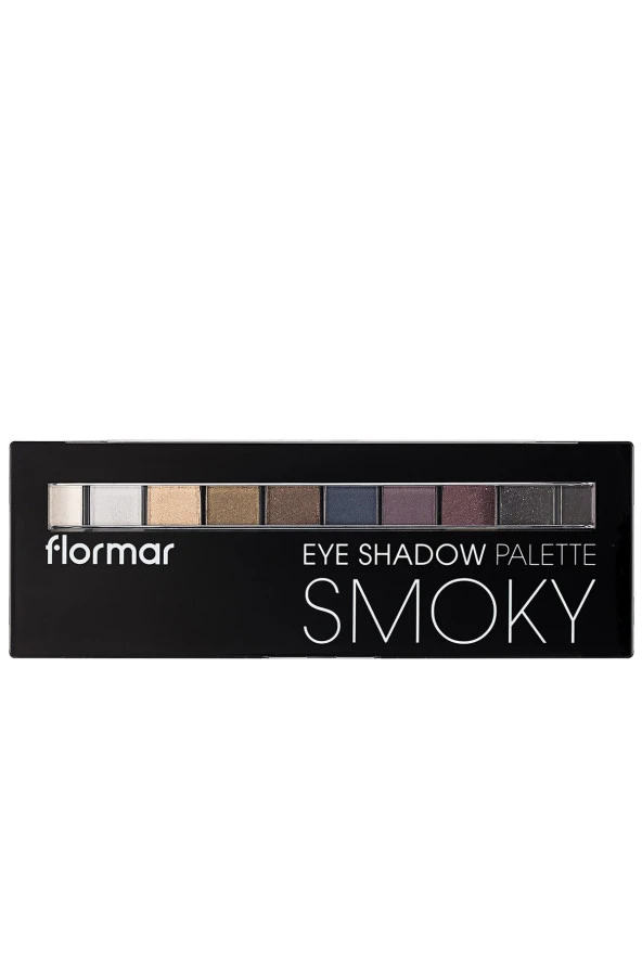 10'lu Far Paleti (DUMANLI RENK TONLARI) - Eyeshadow Palette - 002 Smoky - 8690604479535 - 3