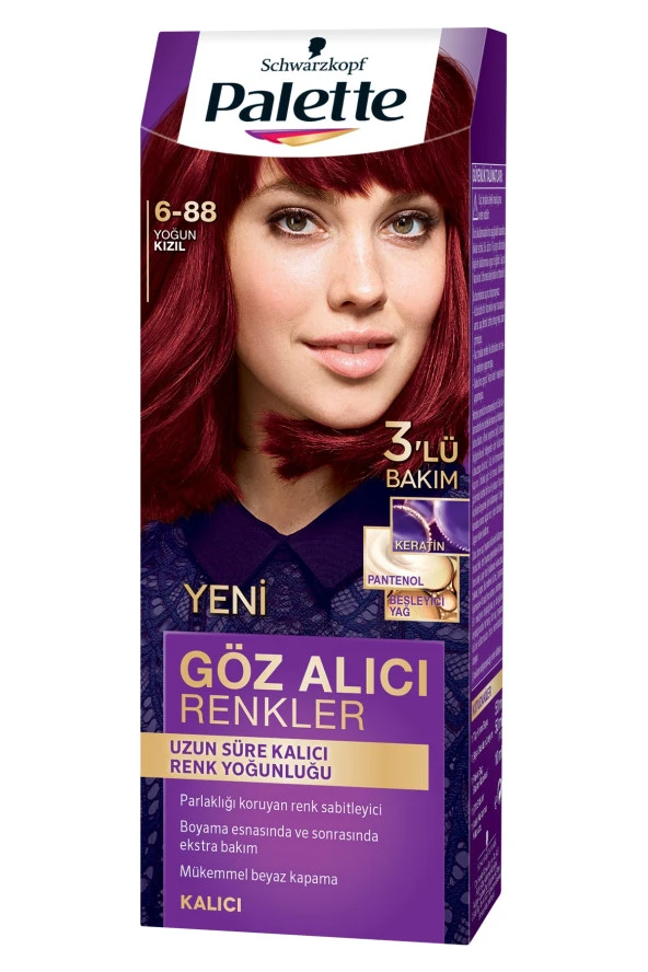 Göz Alıcı Renkler 6-88 Yoğun Kızıl - 2