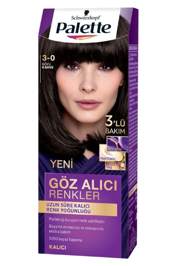 Göz Alıcı Renkler 3 0 Koyu Kahve Saç Boyası - 2