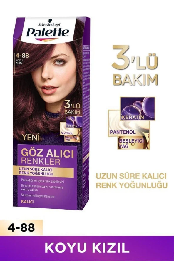 Göz Alıcı Renkler 4 88 Koyu Kızıl