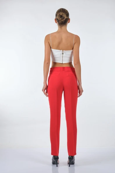 Ekol Kadın Minimalist Regular Fit Pantolon - Günlük & İş - Resim 6