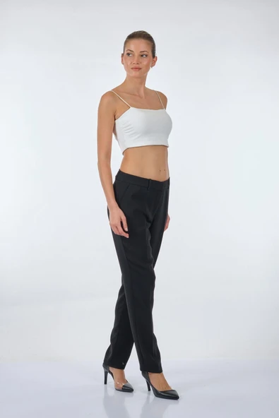 Ekol Kadın Minimalist Regular Fit Pantolon - Günlük & İş - Resim 11