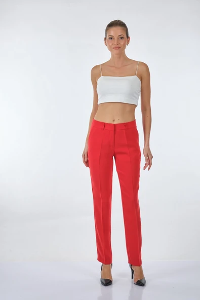 Ekol Kadın Minimalist Regular Fit Pantolon - Günlük & İş ürün görseli 1