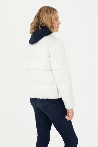 U.S. Polo Assn. Oversize Kapüşonlu Kadın Kışlık Mont - 3