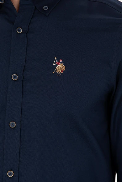 U.S. Polo Assn. Minimalist Erkek Uzun Kol Gömlek - Günlük & İş - 7