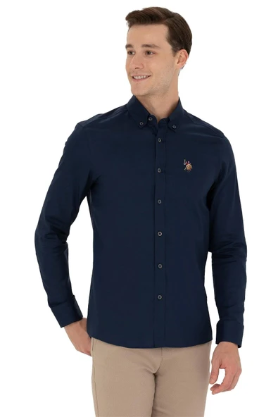 U.S. Polo Assn. Minimalist Erkek Uzun Kol Gömlek - Günlük & İş - 2