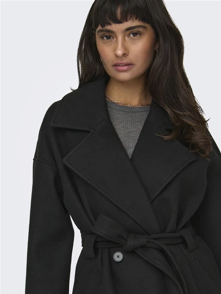 Only Oversize Midi Kaban - Minimalist Tarz - 12