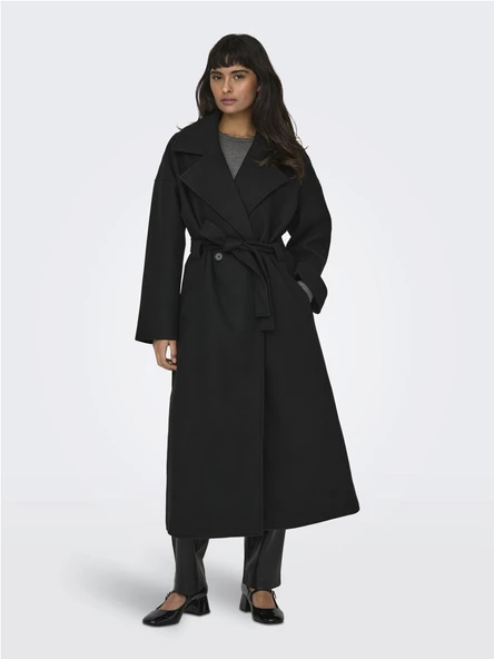 Only Oversize Midi Kaban - Minimalist Tarz - 4