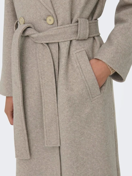 Only Oversize Midi Kaban - Minimalist Tarz - 7