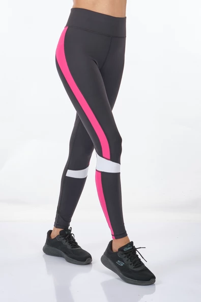 Only Minimalist Yüksek Bel Spor Tayt - Yan Detaylı - Günlük - 4