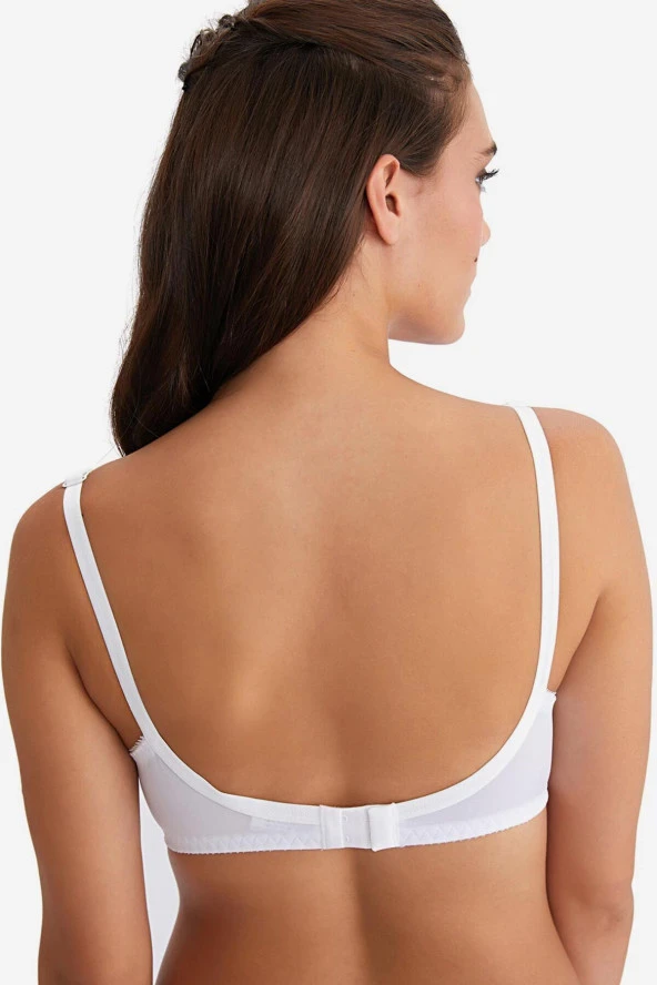 Beyaz Toparlayıcı Sütyen - Resim 2