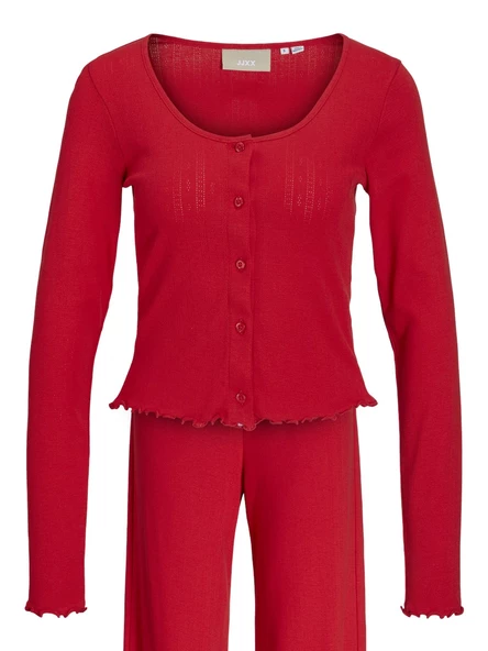 Jack&Jones JJXX Kadın Minimalist Crop Pijama Takımı - Rahat ve Şık - 6