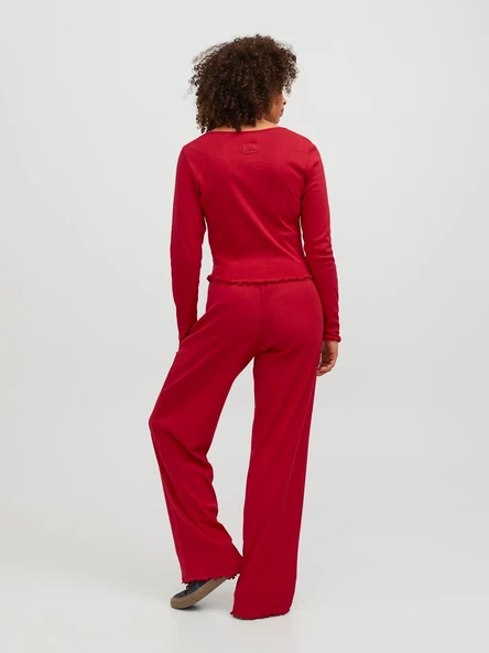 Jack&Jones JJXX Kadın Minimalist Crop Pijama Takımı - Rahat ve Şık - 4