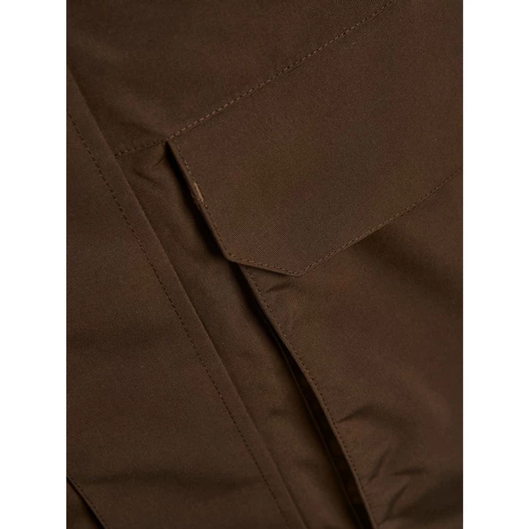 Jack&Jones Erkek Oversize Kışlık Kaban - Kapüşonlu, Cepli, Sıcak - 4