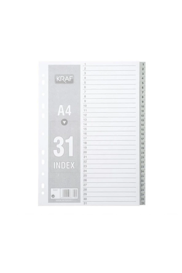 Separatör 1031 1-31 Rakam