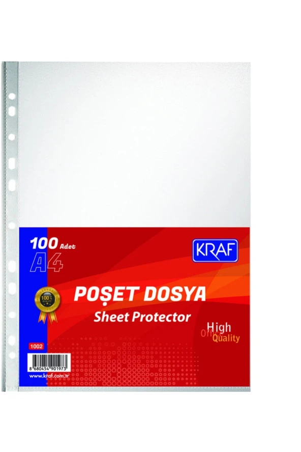 Delikli Poşet Dosya 5 Paket