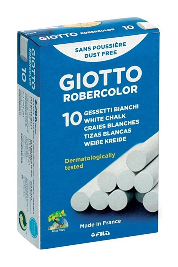 Tebeşir Beyaz 10`lu Kutu ürün görseli 1