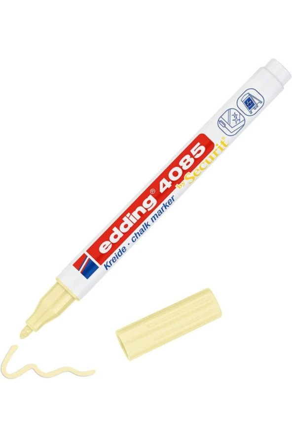 4085 Sıvı Tebeşir Kalemi Pastel Sarı ürün görseli 1